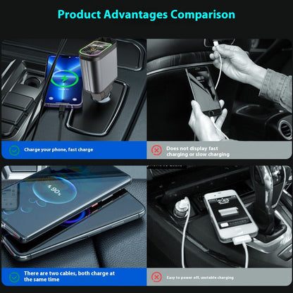 4 in 1 120W Starry Roof Car Charger