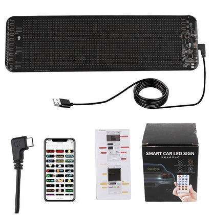 Programmable Car LED Sign LED Full-color Advertising Screen Ultra-thin Display