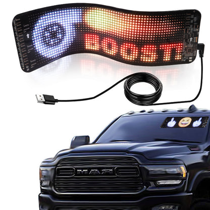 Programmable Car LED Sign LED Full-color Advertising Screen Ultra-thin Display
